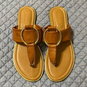 Liz Claiborne brown sandals. Size 7.5